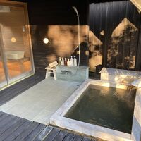 木部の棟の露天風呂