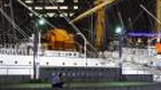 見どころは「帆船日本丸」と展示ドック