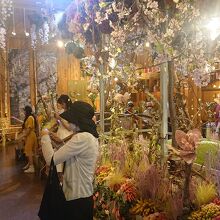 「ドライフラワーの舎」はインスタ映えスポット。女性に人気。