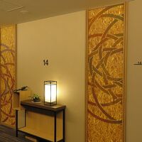 エレベーターホール、どんどん浅草に染まっていきます