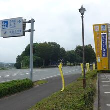 国道325号線の案内板