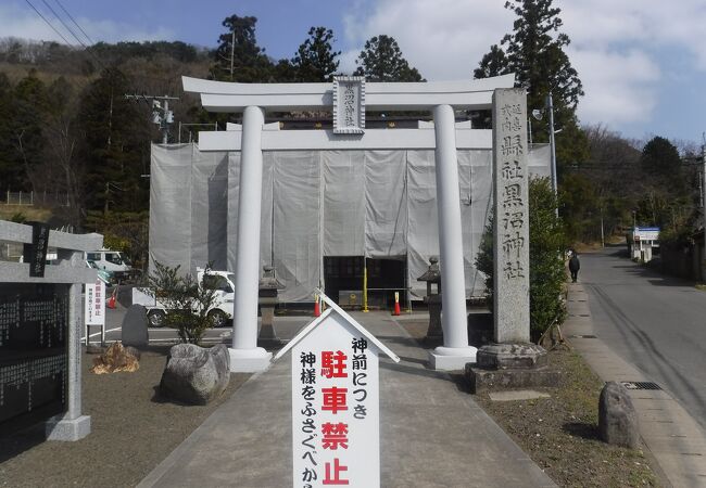 護国神社近く