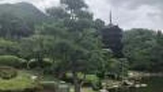 瑠璃光寺五重塔を中心とした公園