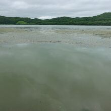 ここはもともとは海だったところ