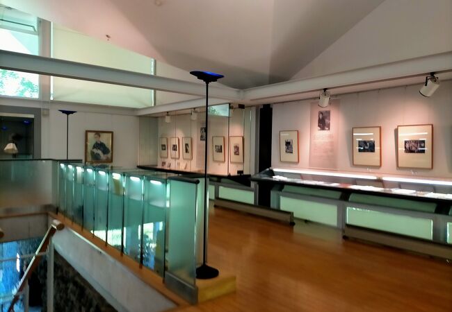 軽井沢ゆかりの作家の直筆原稿や書簡、初版本、愛蔵品などを収蔵公開しています