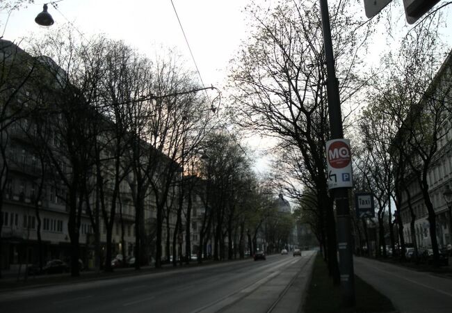 ウィーン市街地を囲む幹線道路