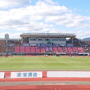J2リーグの京都対甲府を観戦