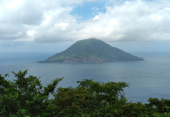 八丈小島がよく見える