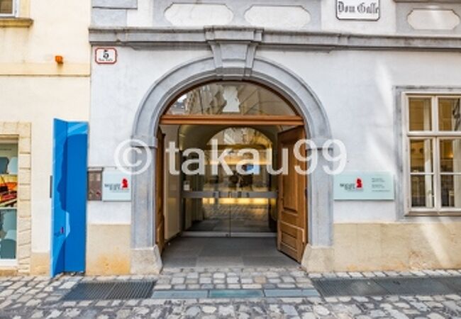 入り口に「Mozarthaus Vienna」の表札があります。