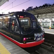 JR伊東線de伊豆急行黒船電車に乗車