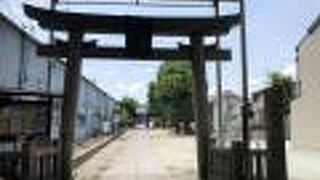 天満宮と戎神社が隣り合って同じ敷地にあります。