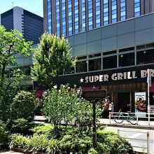 コリドー街の入口（出口）