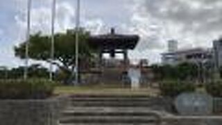 のんびりした大きな公園