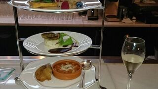 シャンパンとスイーツ