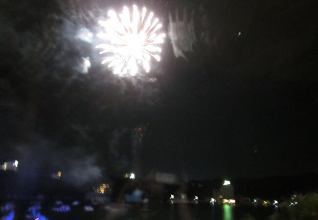 夏の鳥羽湾毎夜連続花火