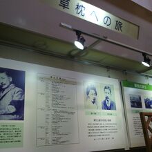 草枕と漱石関係の展示