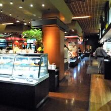 デザートのショーケース