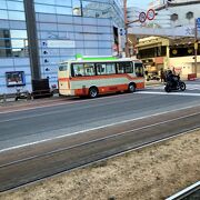 高知駅の発着場所は路面電車と異なるので注意が必要です