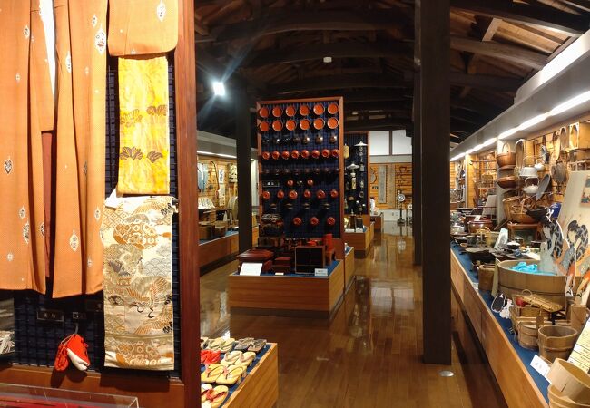 展示品が多くて楽しめる