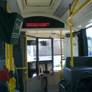 ヴィリニュス空港からヴィリニュス駅までバスに乗りました。