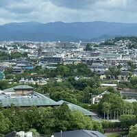平安京ビューの客室から。