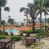 プールエリア近く