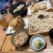 恵比寿駅:トレインビューで絶品うどん