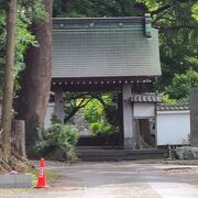 森に囲まれたお寺