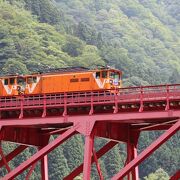黒部峡谷鉄道トロッコ列車の撮影ポイント