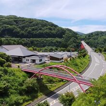 道の駅展望台からの風景