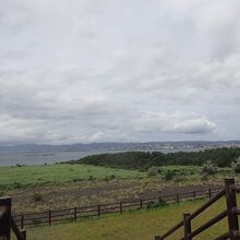 桜島から見た錦江湾