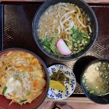 カツ丼セット かけうどんバージョン