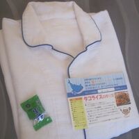 ガウン上には黒糖とタコライスの作り方なんてのも置かれてた～。