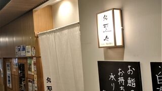金沢駅ビル飲食店街にある高級寿司