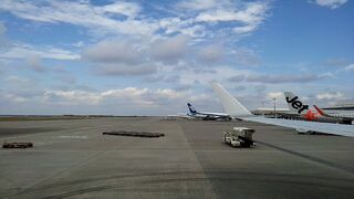 小さな空港です。