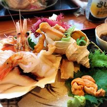 荒磯定食（刺身定食）