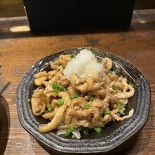 鶏皮ポン酢