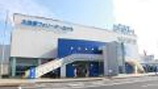 目の前に巨大なフェリーが