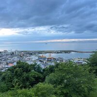 日が沈む頃、お部屋から。