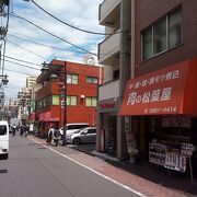 旧中山道沿いに発展してきた、庶民生活と深くかかわった商店街