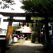 ソメイヨシノさくらの里公園の北側にある小さな稲荷神社です。