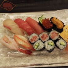 頼んだお寿司（実物）