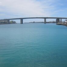 東側から眺める糸満高架橋の遠景