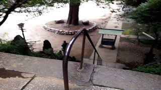 拝殿が少し高い場所にあります。