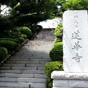 白山通り沿いにあるお寺です。