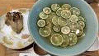 このお店のうどんのコシの強さはクセになりそう!(阪急の蛍池駅目の前)