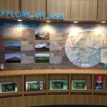 無料エリアの展示