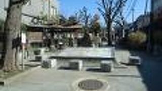 日光道中・宿場町の雰囲気を伝えようと作られた公園