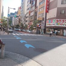 通りの様子です。