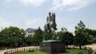 立派な体型の馬に注目です。